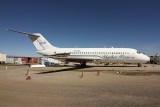 Die 1969 an SAS Scandinavian Airlines ausgelieferte DC-9-21 soll nach Wartungsarbeiten wieder abheben Foto: Dennis Deis