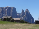 Seiser Alm: Blick zum Schlern