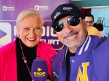 Für die ausgezeichnete Stimmung sorgten Meike Buschening-Kaffenberger und Neil Azzam von Radio Frankfurt