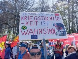 Plakat, Ostermarsch in Ulm, Karsamstag 2025