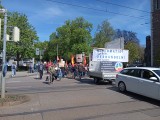Aufzug durch die Stadt, Ulmer Ostermarsch, Karsamstag 2025