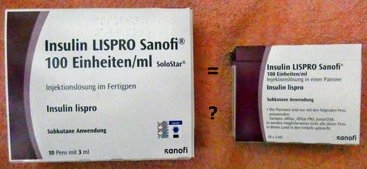 Eigentlich doch ganz leicht zu unterscheiden, insbesondere für Arztpraxisangestellte