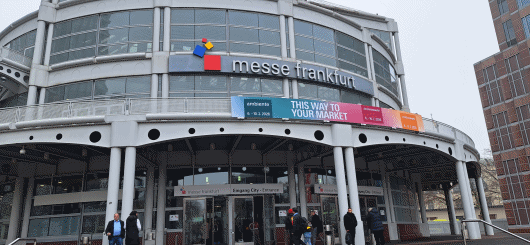 Haupteingang der Messe Frankfurt
