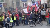 Blocages et manifestations contre la passage en force d'article 49.3 réforme des retaites . Bordeaux 17 et 18 mars 2023